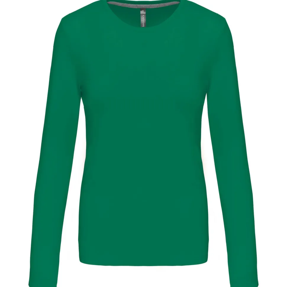 Kariban K383 - T-SHIRT COL ROND MANCHES LONGUES FEMME