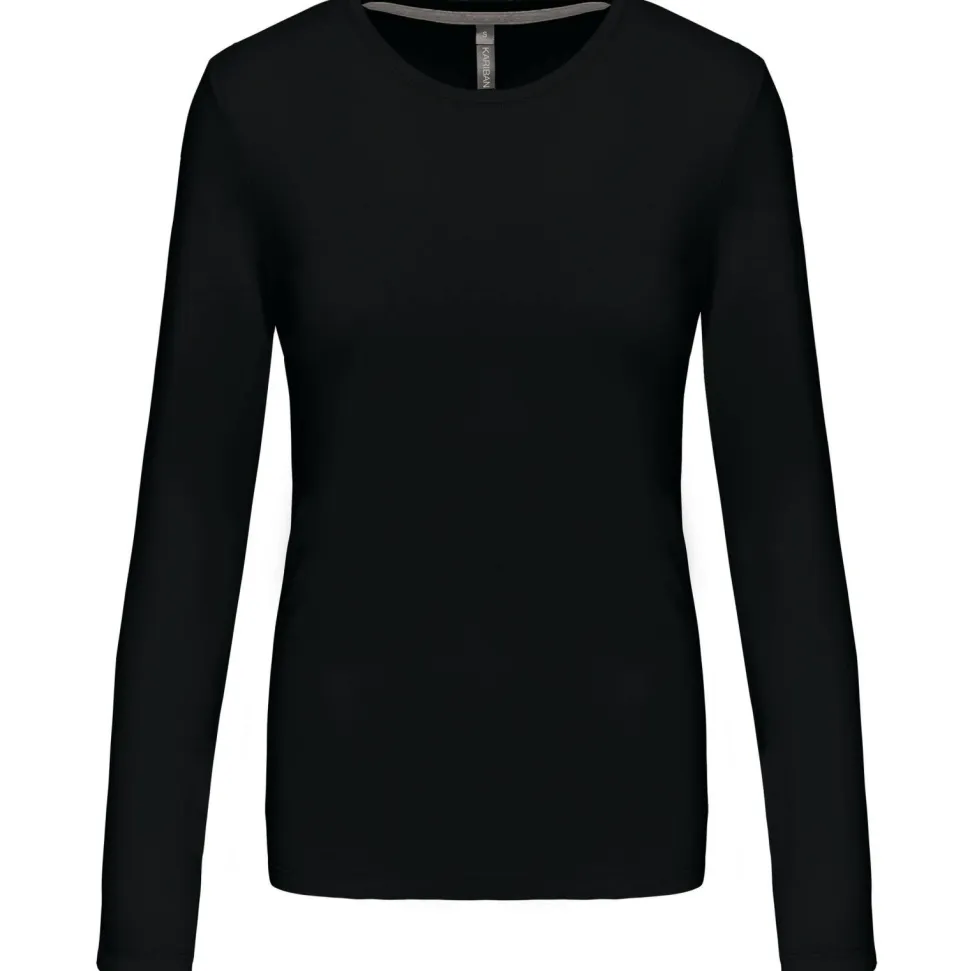 Kariban K383 - T-SHIRT COL ROND MANCHES LONGUES FEMME