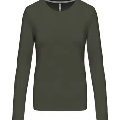 Kariban K383 - T-SHIRT COL ROND MANCHES LONGUES FEMME
