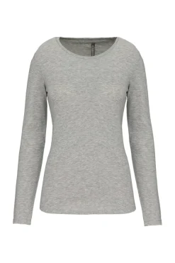 Kariban K3017 - T-shirt col rond manches longues femme