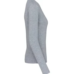 Kariban K382 - T-SHIRT COL V MANCHES LONGUES FEMME