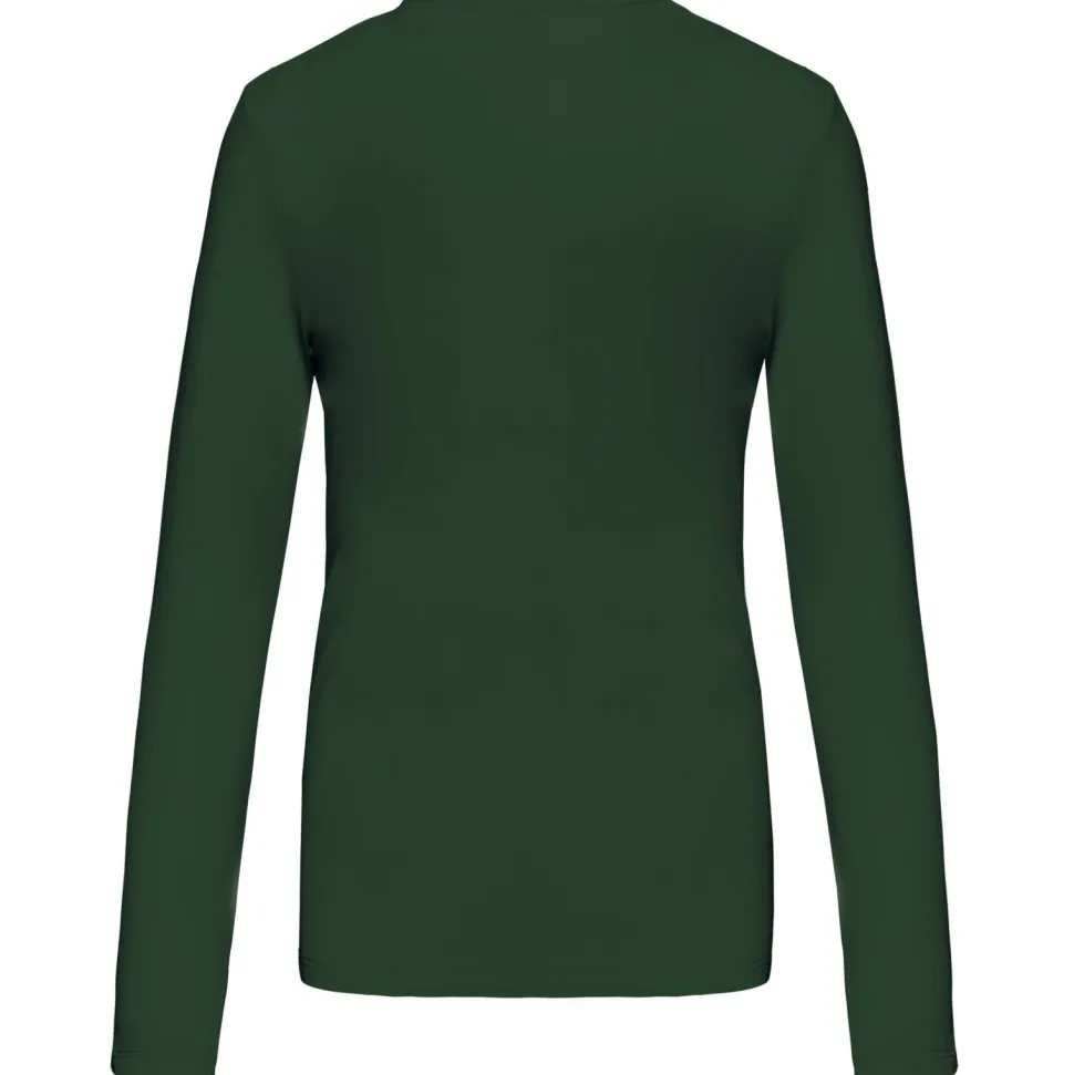 Kariban K382 - T-SHIRT COL V MANCHES LONGUES FEMME