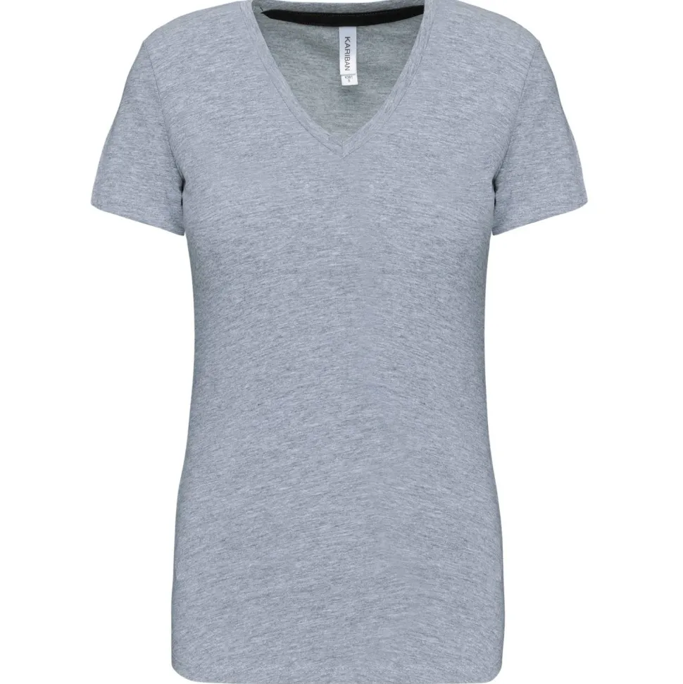 Kariban K381 - T-SHIRT COL V MANCHES COURTES FEMME