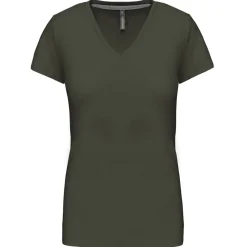 Kariban K381 - T-SHIRT COL V MANCHES COURTES FEMME