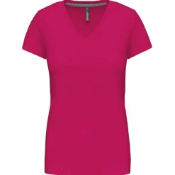 Kariban K381 - T-SHIRT COL V MANCHES COURTES FEMME