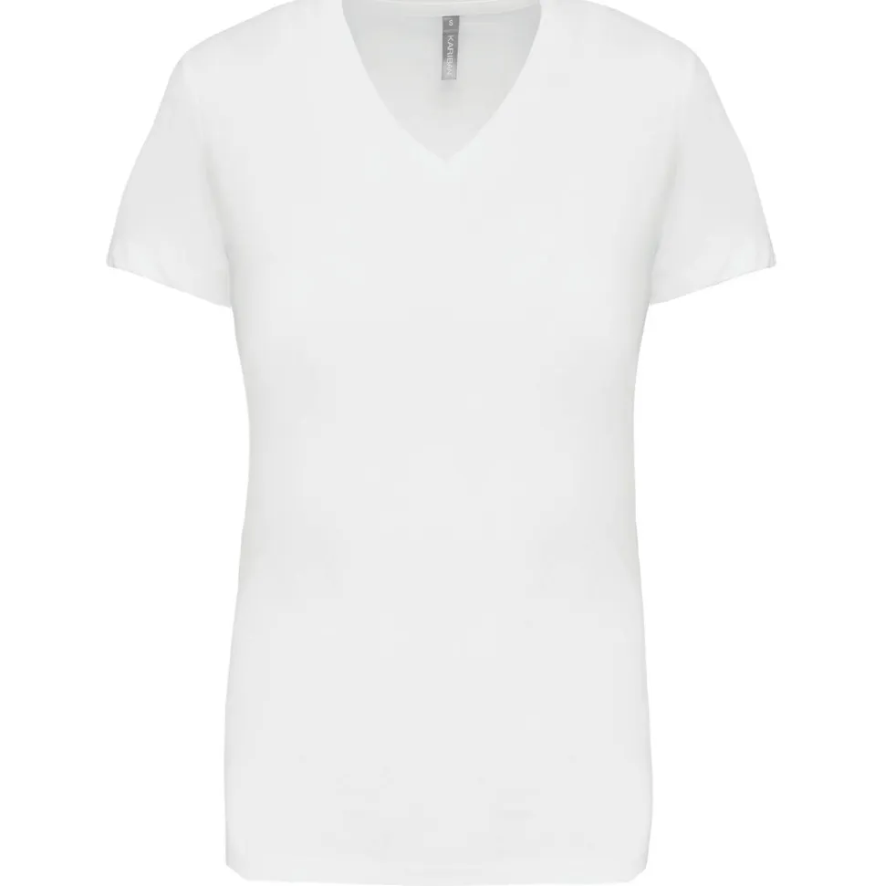Kariban K381 - T-SHIRT COL V MANCHES COURTES FEMME
