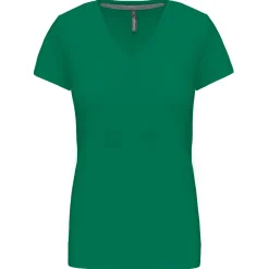 Kariban K381 - T-SHIRT COL V MANCHES COURTES FEMME
