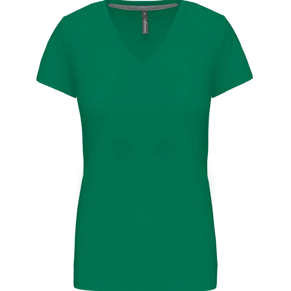Kariban K381 - T-SHIRT COL V MANCHES COURTES FEMME