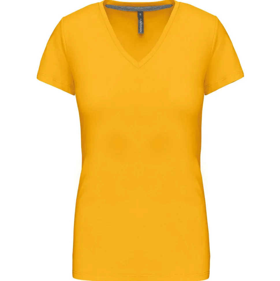 Kariban K381 - T-SHIRT COL V MANCHES COURTES FEMME