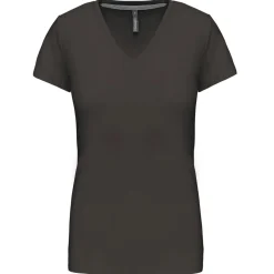 Kariban K381 - T-SHIRT COL V MANCHES COURTES FEMME
