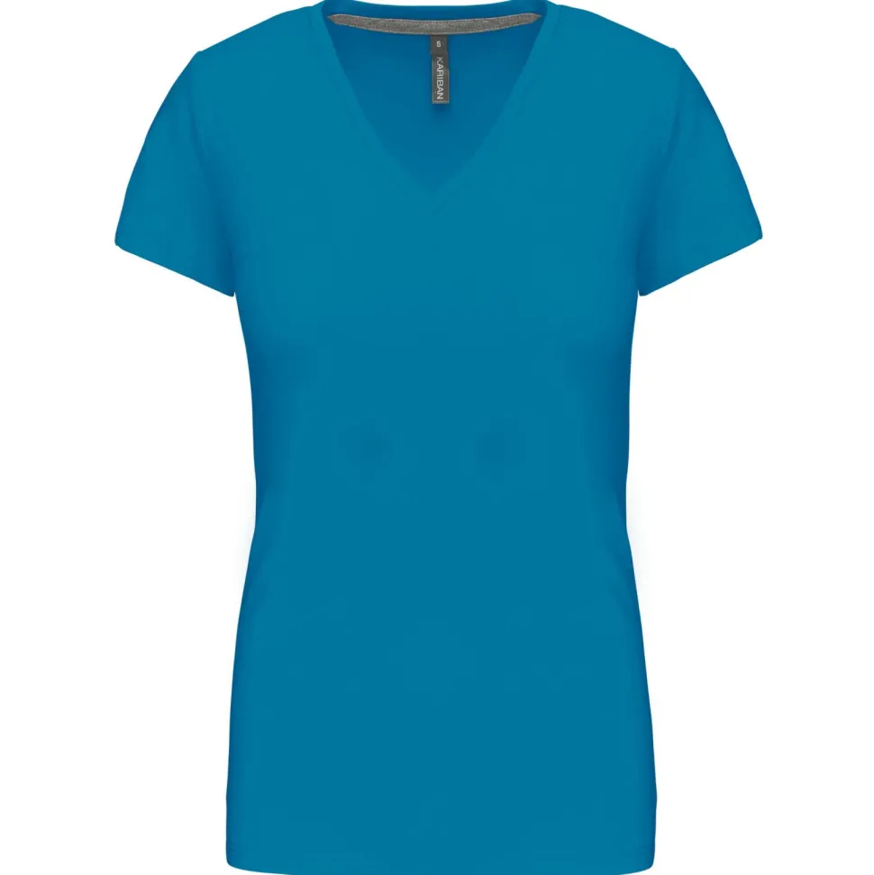 Kariban K381 - T-SHIRT COL V MANCHES COURTES FEMME