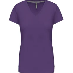 Kariban K381 - T-SHIRT COL V MANCHES COURTES FEMME