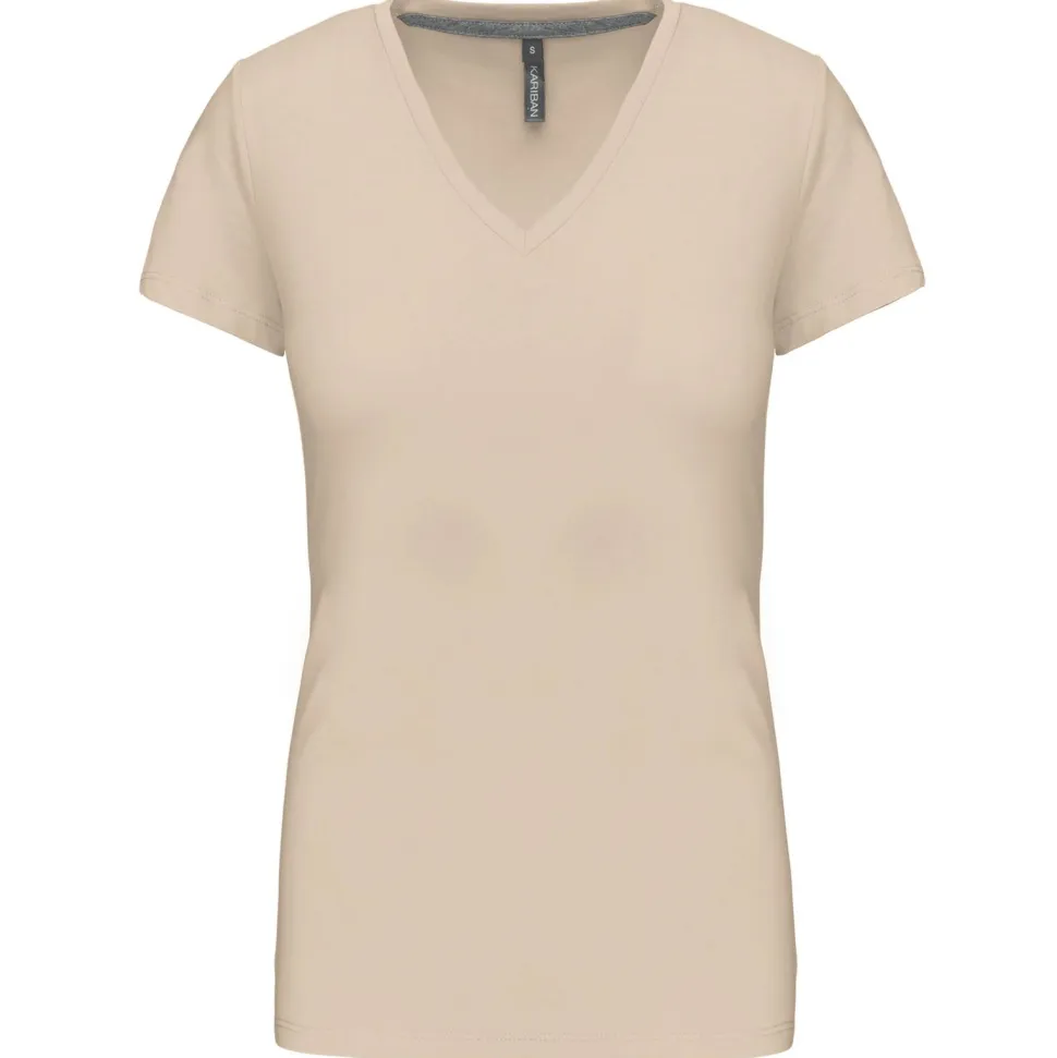 Kariban K381 - T-SHIRT COL V MANCHES COURTES FEMME