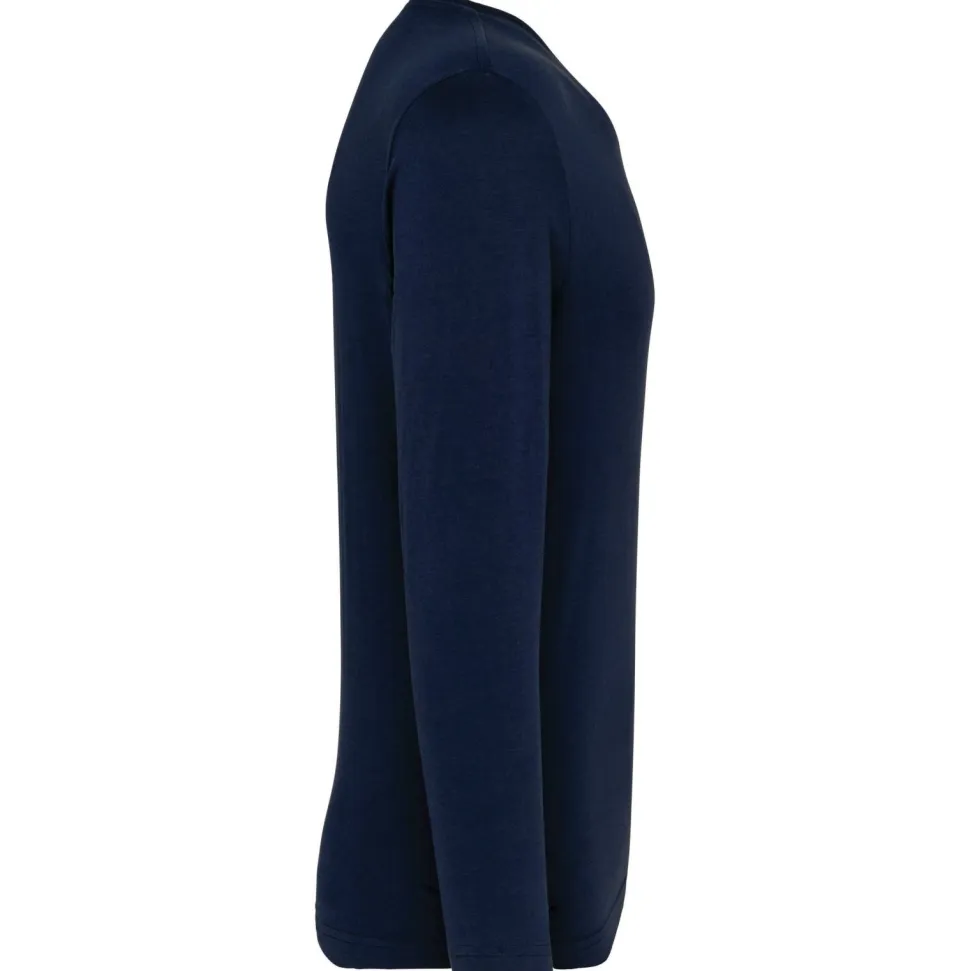 Kariban K358 - T-SHIRT COL V MANCHES LONGUES
