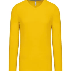 Kariban K358 - T-SHIRT COL V MANCHES LONGUES