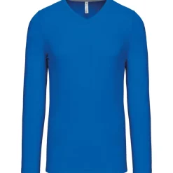 Kariban K358 - T-SHIRT COL V MANCHES LONGUES