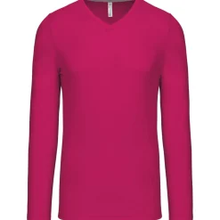 Kariban K358 - T-SHIRT COL V MANCHES LONGUES
