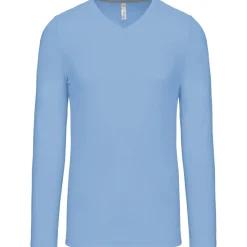 Kariban K358 - T-SHIRT COL V MANCHES LONGUES