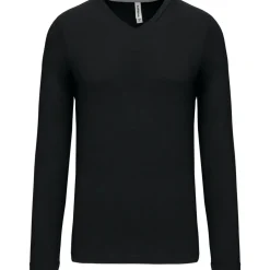 Kariban K358 - T-SHIRT COL V MANCHES LONGUES