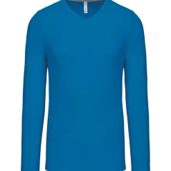 Kariban K358 - T-SHIRT COL V MANCHES LONGUES