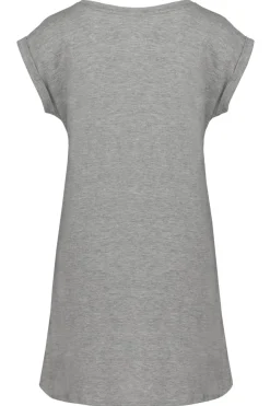 Kariban K388 - T-shirt Long Femme Confort en Coton Peigné