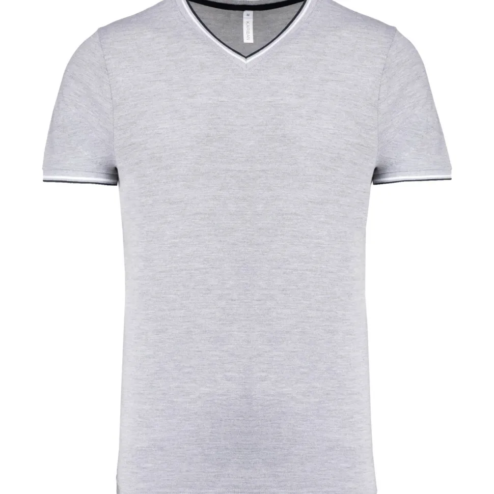 Kariban K374 - T-shirt maille piquée col V homme