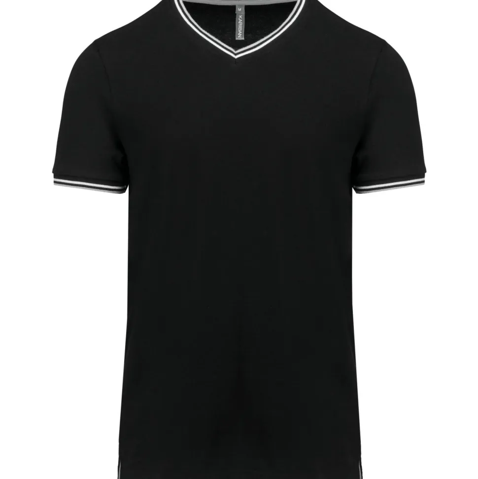 Kariban K374 - T-shirt maille piquée col V homme