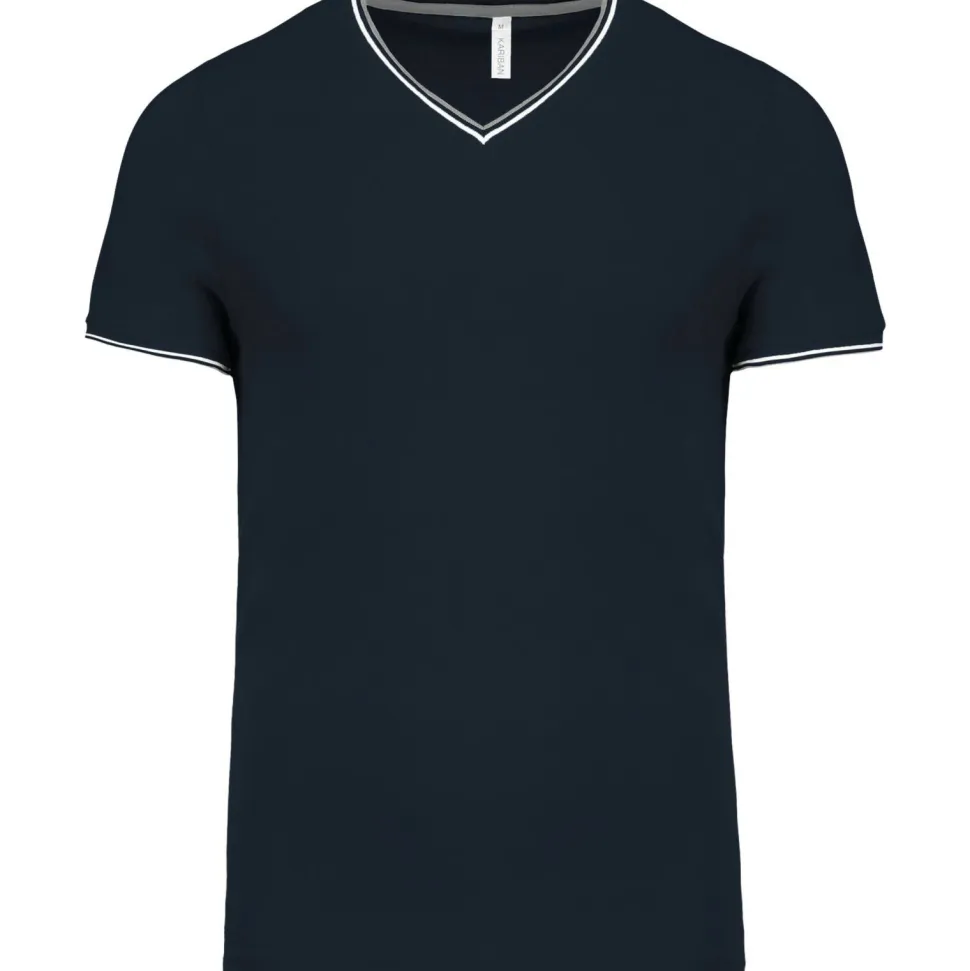 Kariban K374 - T-shirt maille piquée col V homme