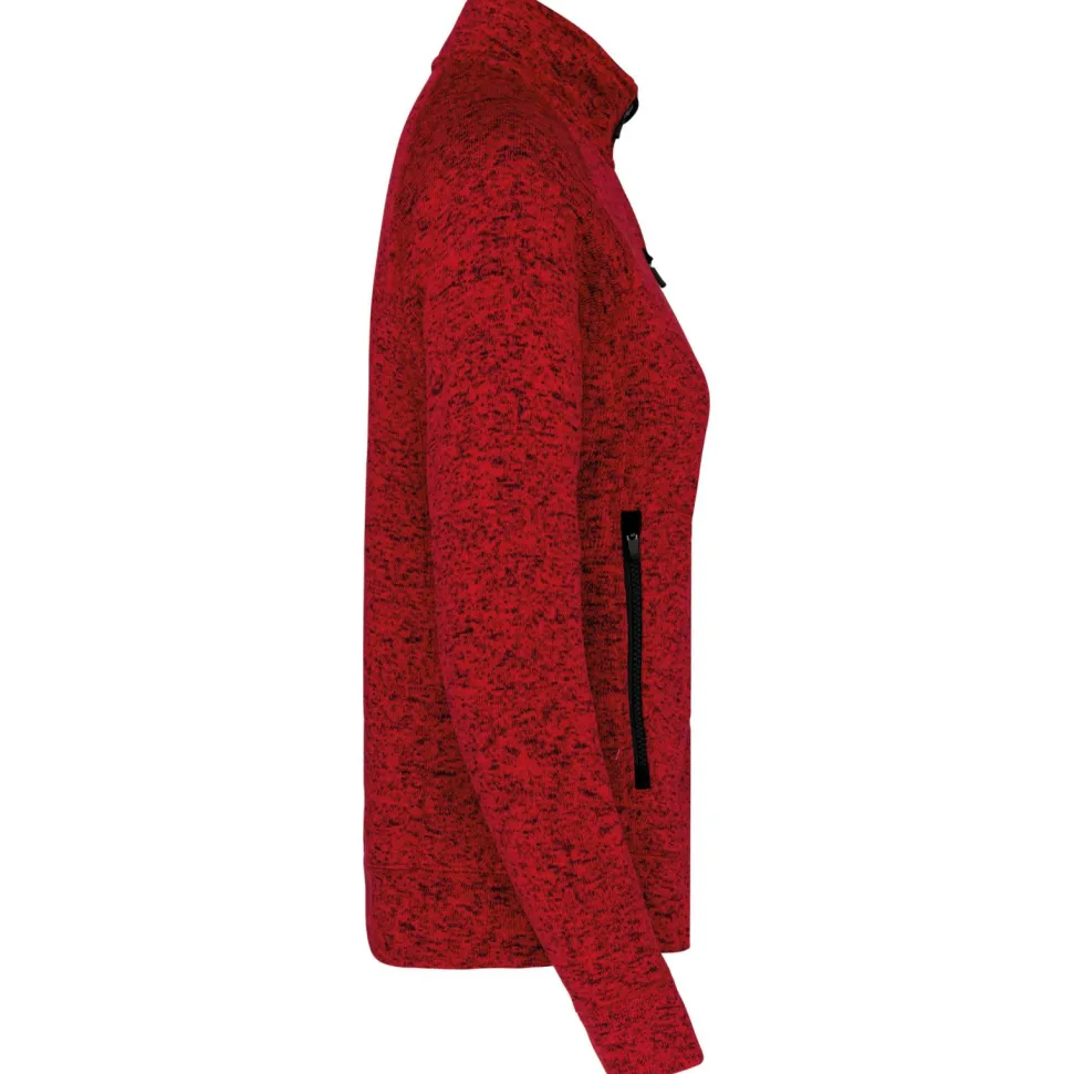 Kariban K9107 - Veste zippée chinée femme