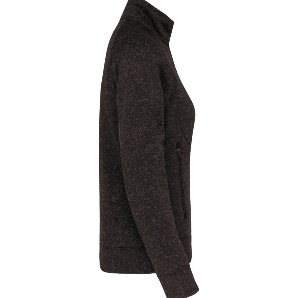 Kariban K9107 - Veste zippée chinée femme
