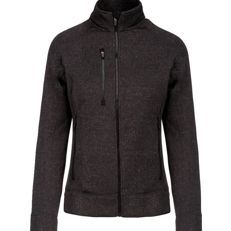 Kariban K9107 - Veste zippée chinée femme