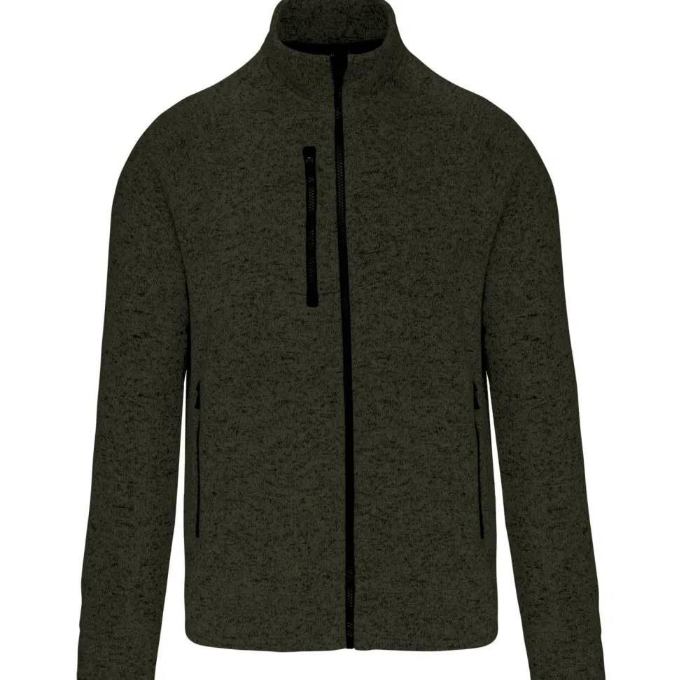 Kariban K9106 - Veste zippée chinée homme