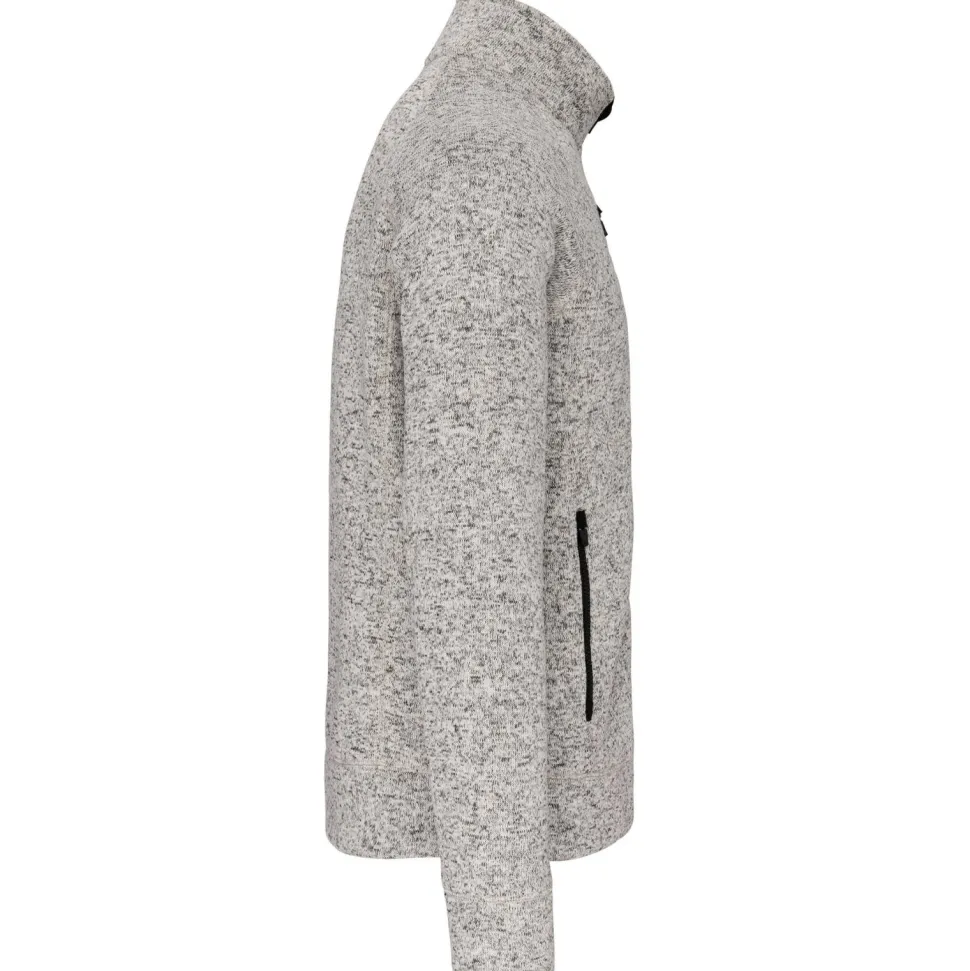Kariban K9106 - Veste zippée chinée homme