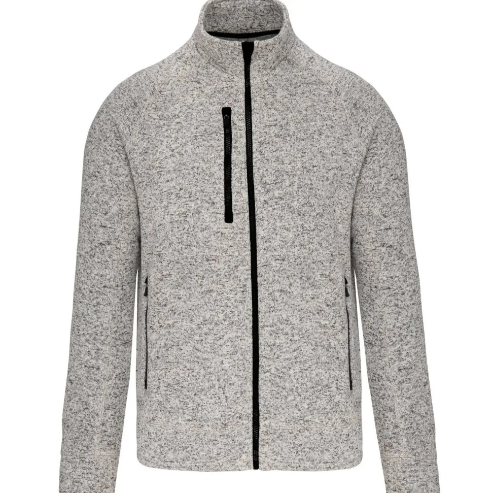 Kariban K9106 - Veste zippée chinée homme