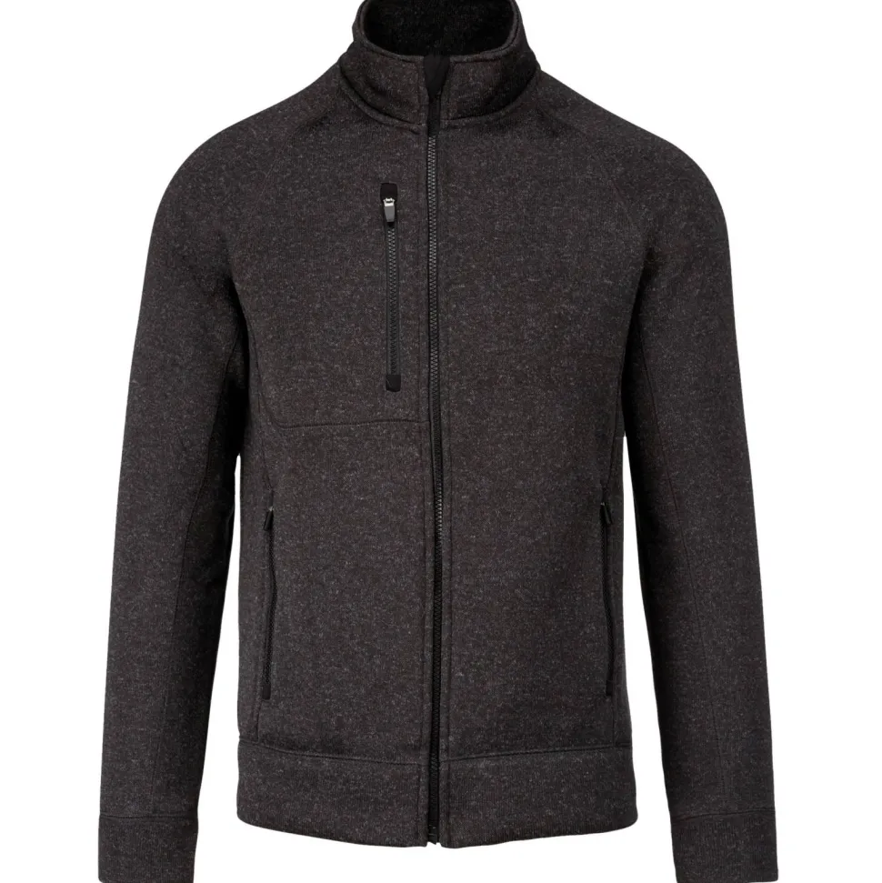 Kariban K9106 - Veste zippée chinée homme