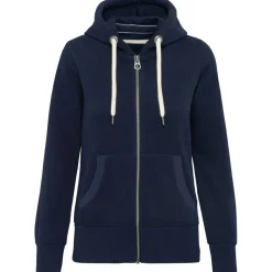Kariban KV2307 - Sweat-shirt vintage zippé à capuche femme
