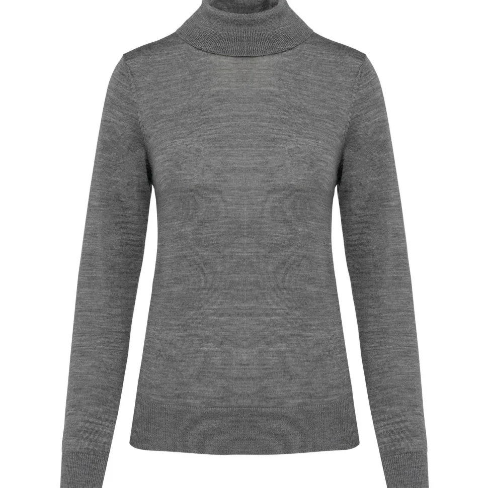 Kariban Premium PK913 - Pull Mérinos col roulé femme