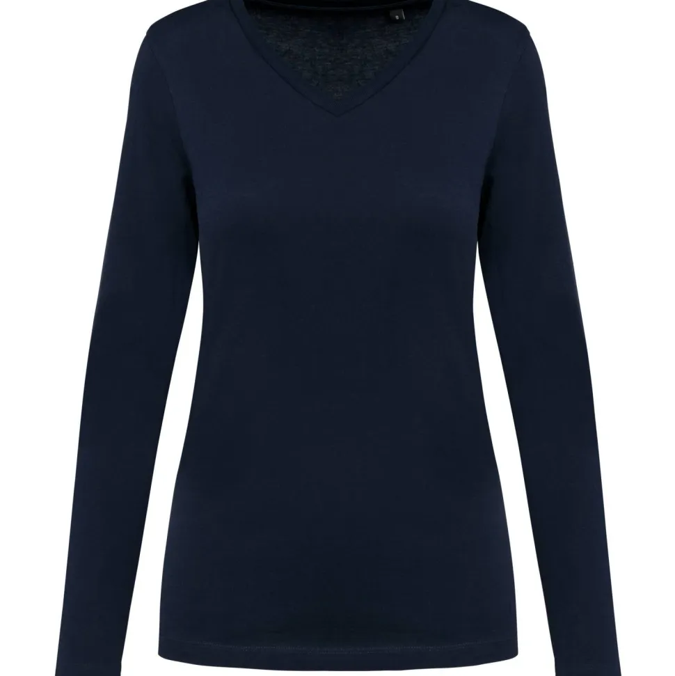 Kariban Premium PK307 - T-shirt Supima® col V manches longues femme