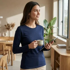Kariban Premium PK303 - T-shirt Supima® col rond manches longues femme