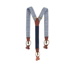 KARLOWSKY KYAG5 - Bretelles urbaines stylées avec motif à carreaux (glencheck)