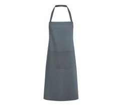 KARLOWSKY KYLS7 - Tablier à bavette en polycoton avec poche