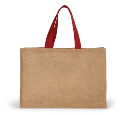 Kimood KI0743 - Grand Sac Shopping en Jute Rigide Écologique