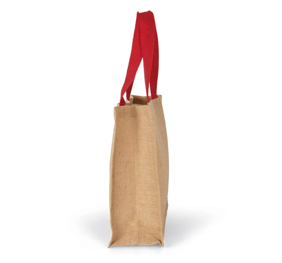 Kimood KI0743 - Grand Sac Shopping en Jute Rigide Écologique