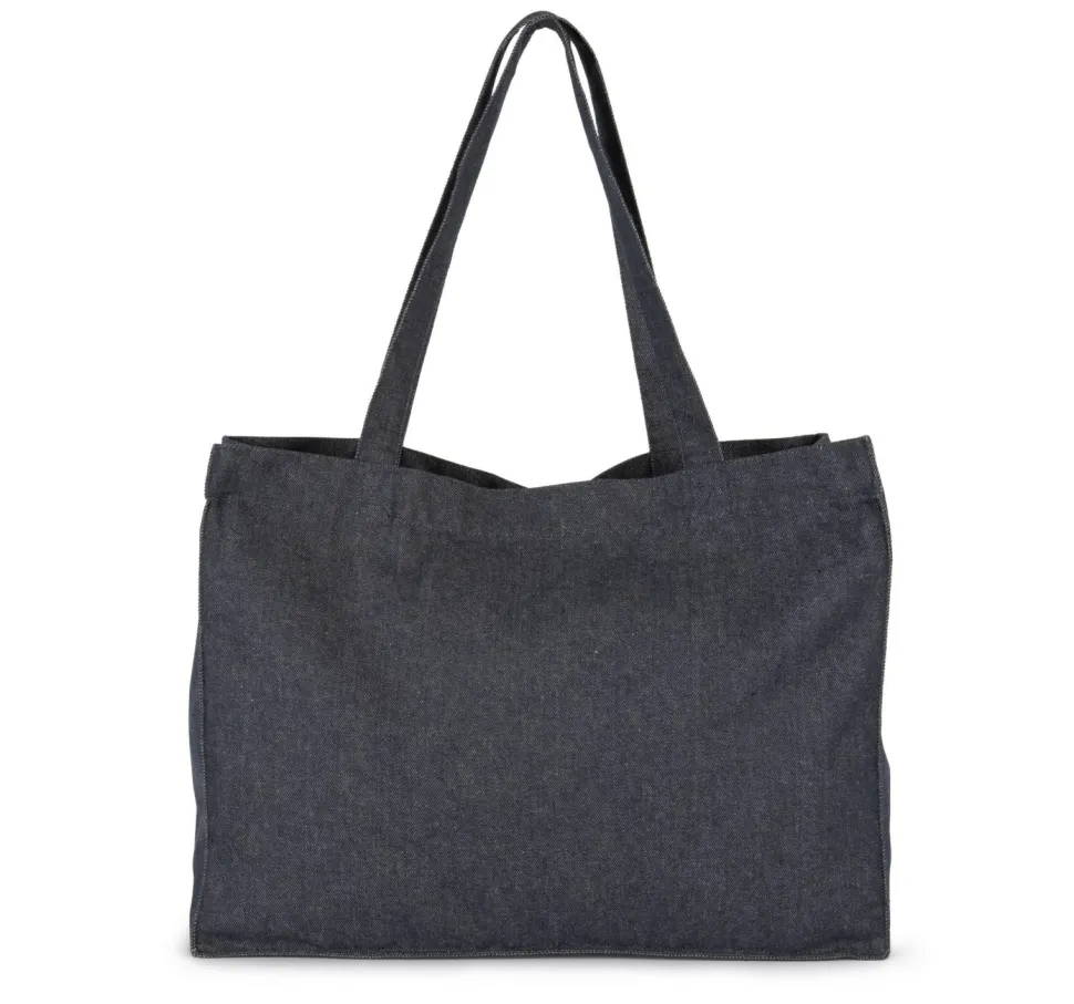 Kimood KI5229 - Grand sac shopping denim