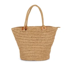 Kimood KI5224 - Panier de Courses en Fibre Végétale Élégant