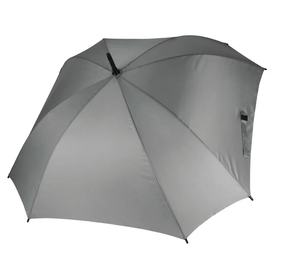Kimood KI2023 - Parapluie Carré Élégant avec Poignée en Caoutchouc