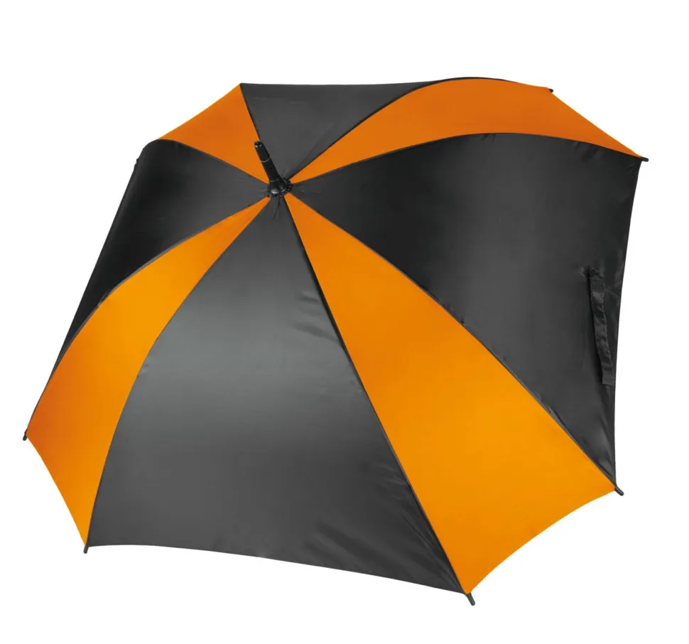 Kimood KI2023 - Parapluie Carré Élégant avec Poignée en Caoutchouc