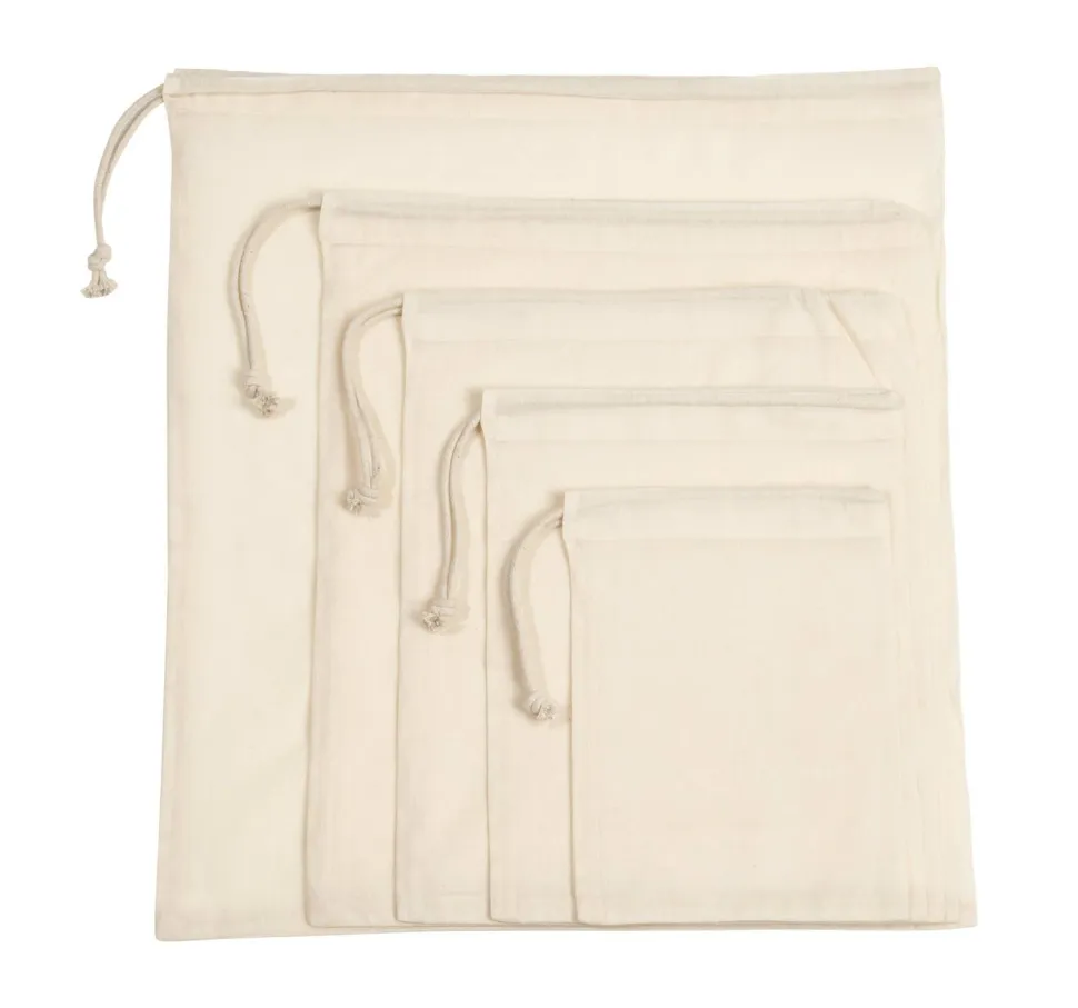Kimood KI0729 - Sac à cordon coulissant en coton biologique