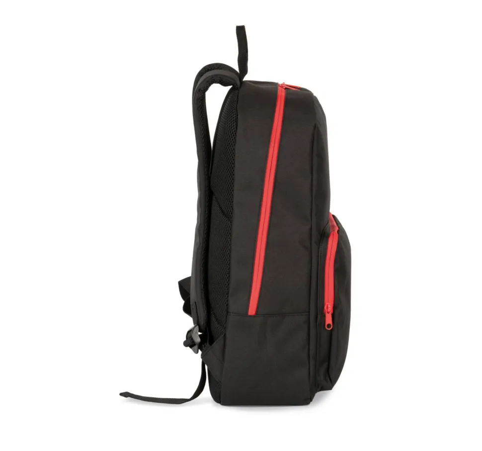 Kimood KI0181 - Sac à dos avec fermetures éclair contrastée