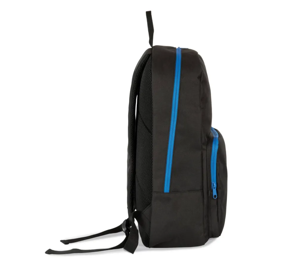 Kimood KI0181 - Sac à dos avec fermetures éclair contrastée